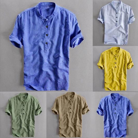 Men's Shirt Cool and Thin Breathable Summer