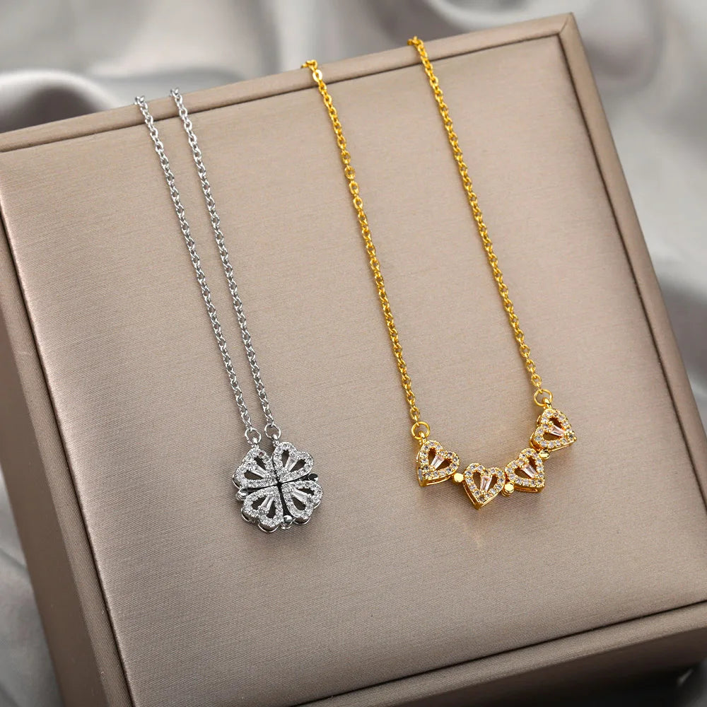 Lucky Four-Leaf Clover Jewelry set